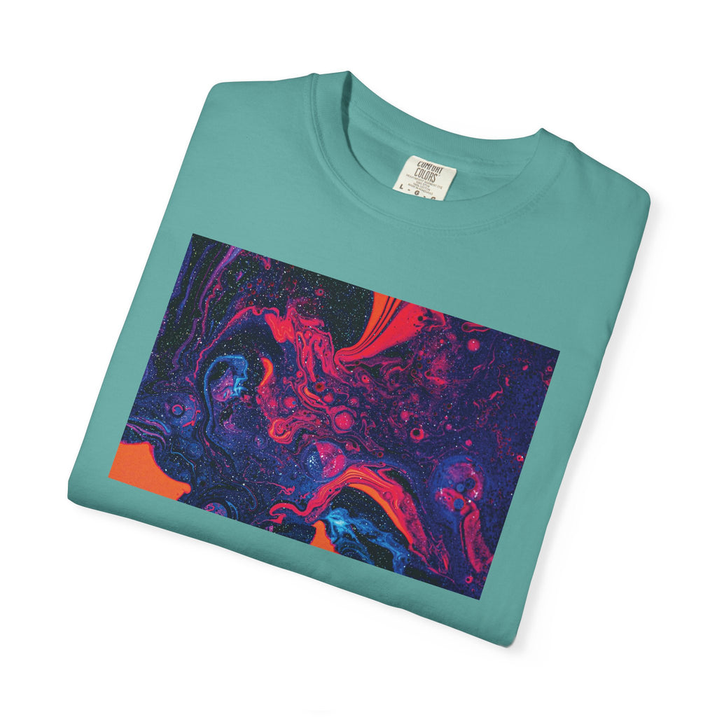 Neon Space Graphic T-Shirt