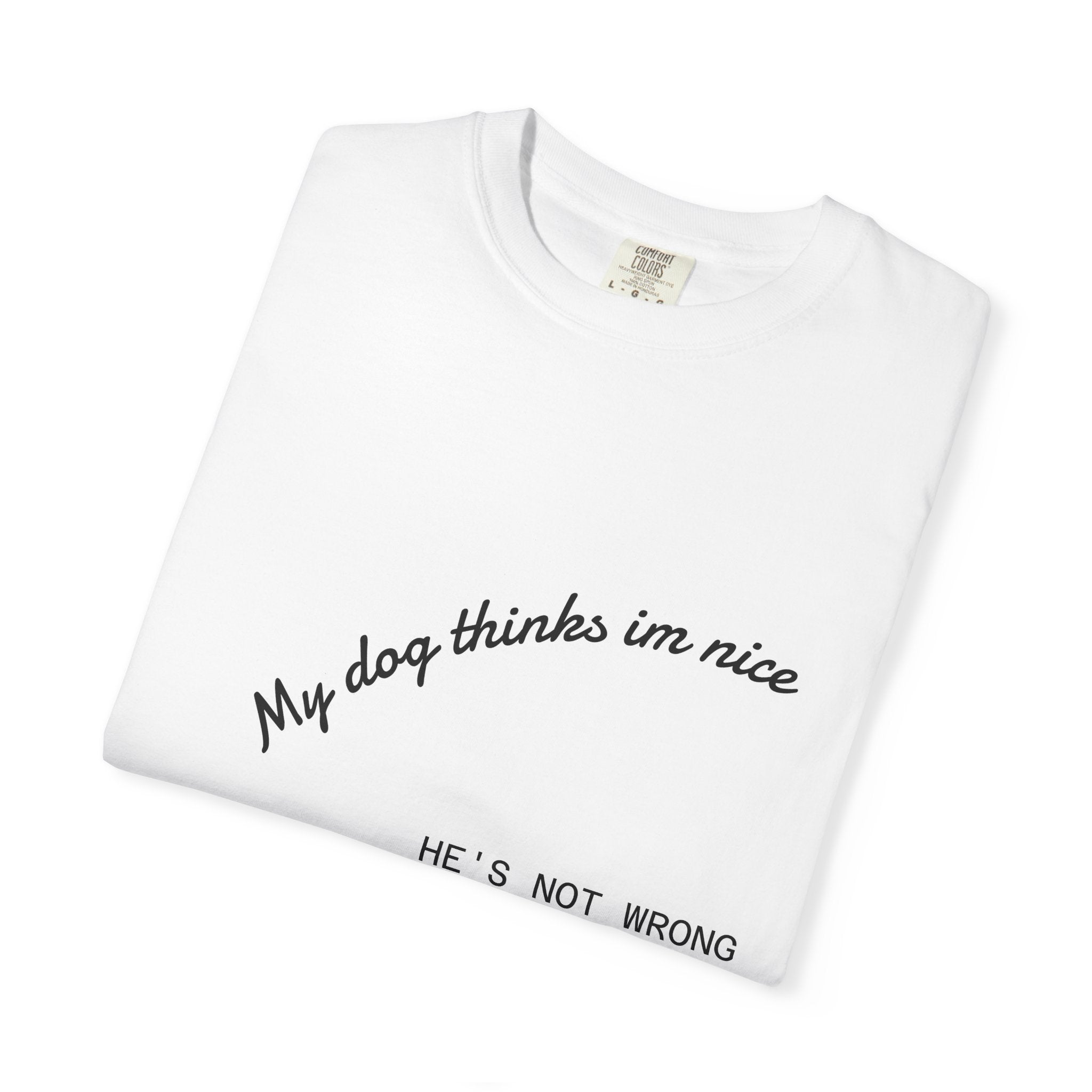 My Dog Thinks I'm Nice