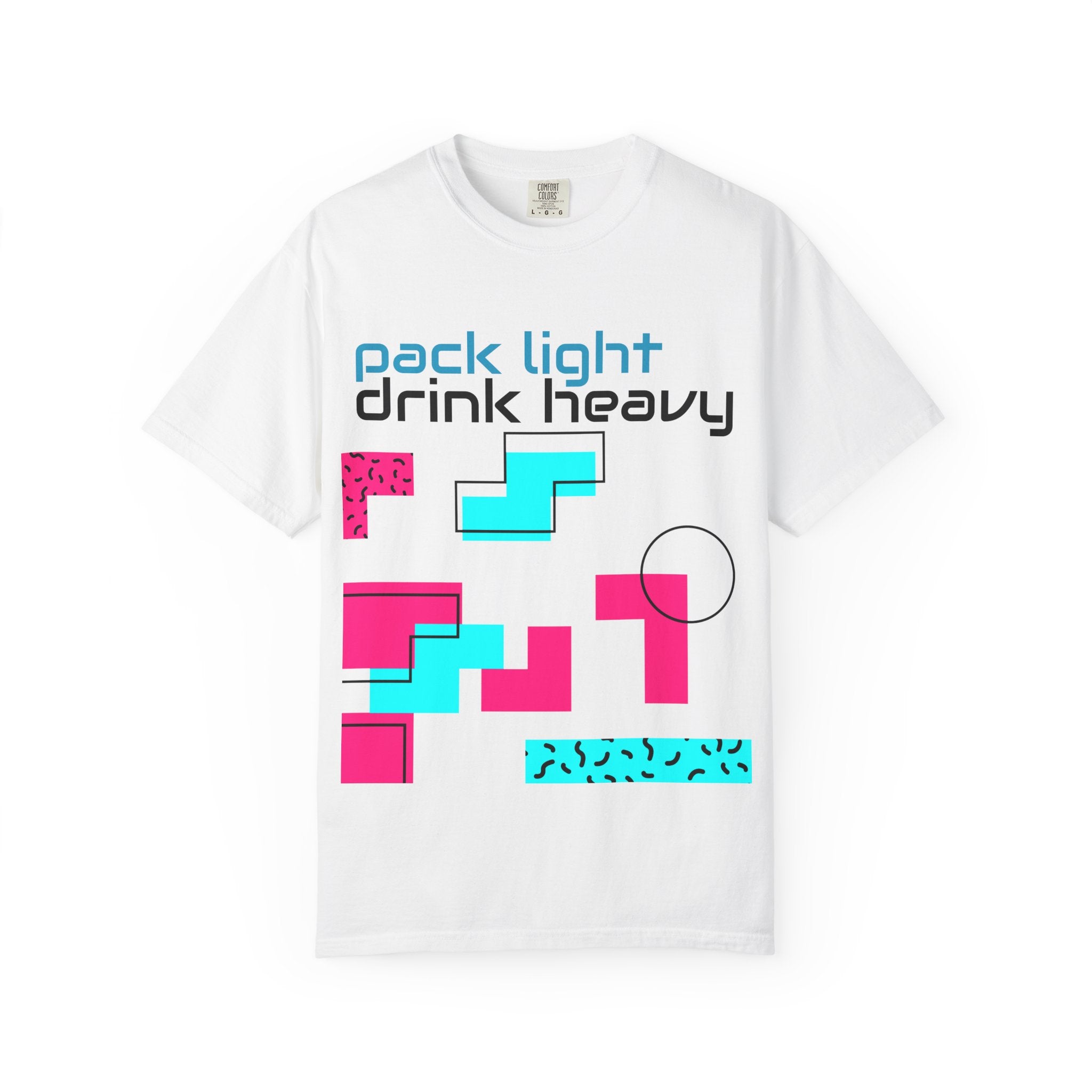Pack Light Drink Heavy Retro T-Shirt