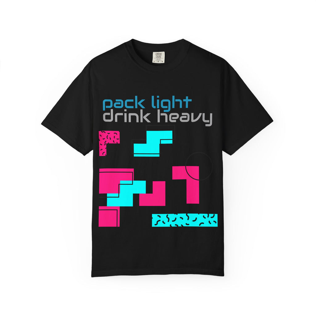 Pack Light Drink Heavy Retro T-Shirt