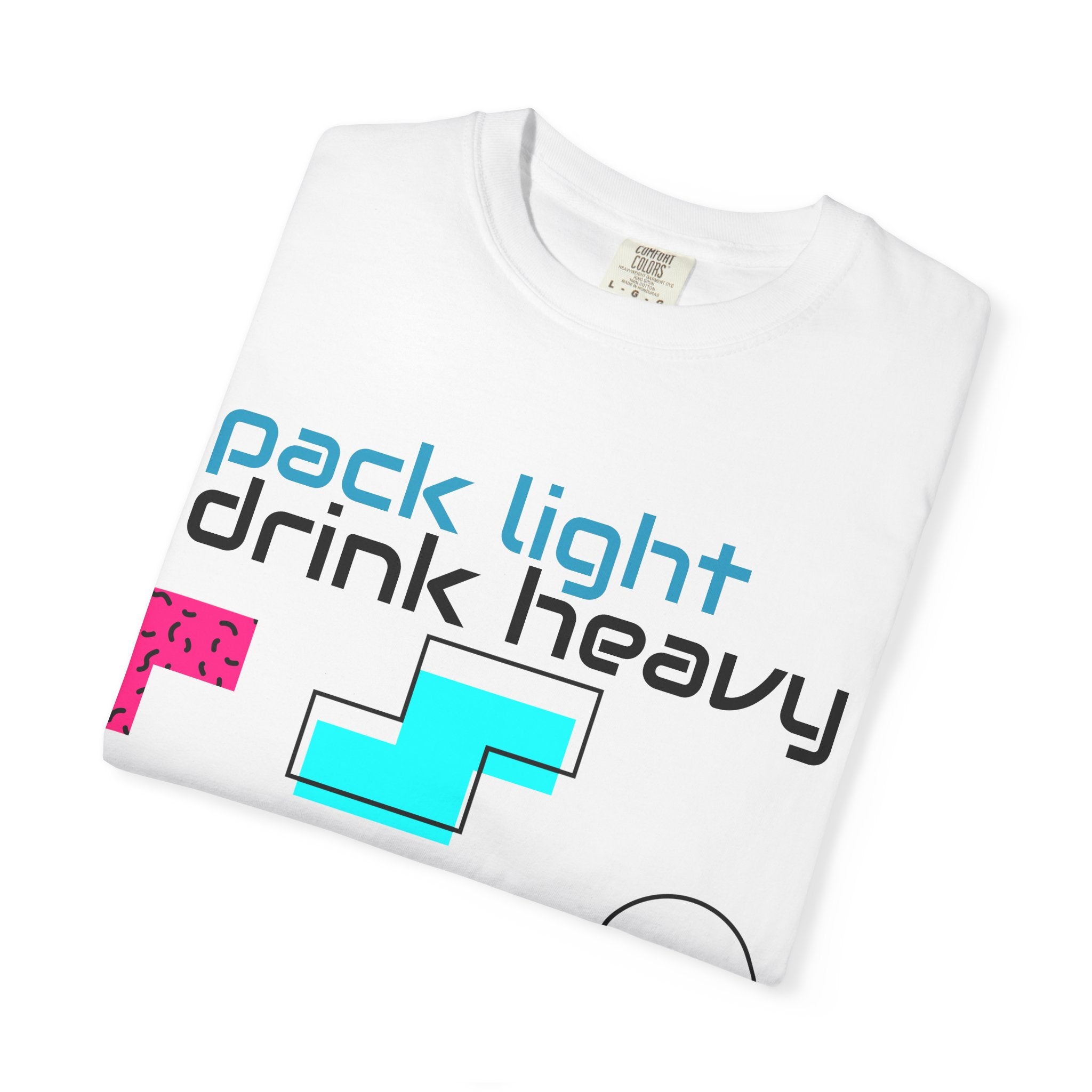 Pack Light Drink Heavy Retro T-Shirt