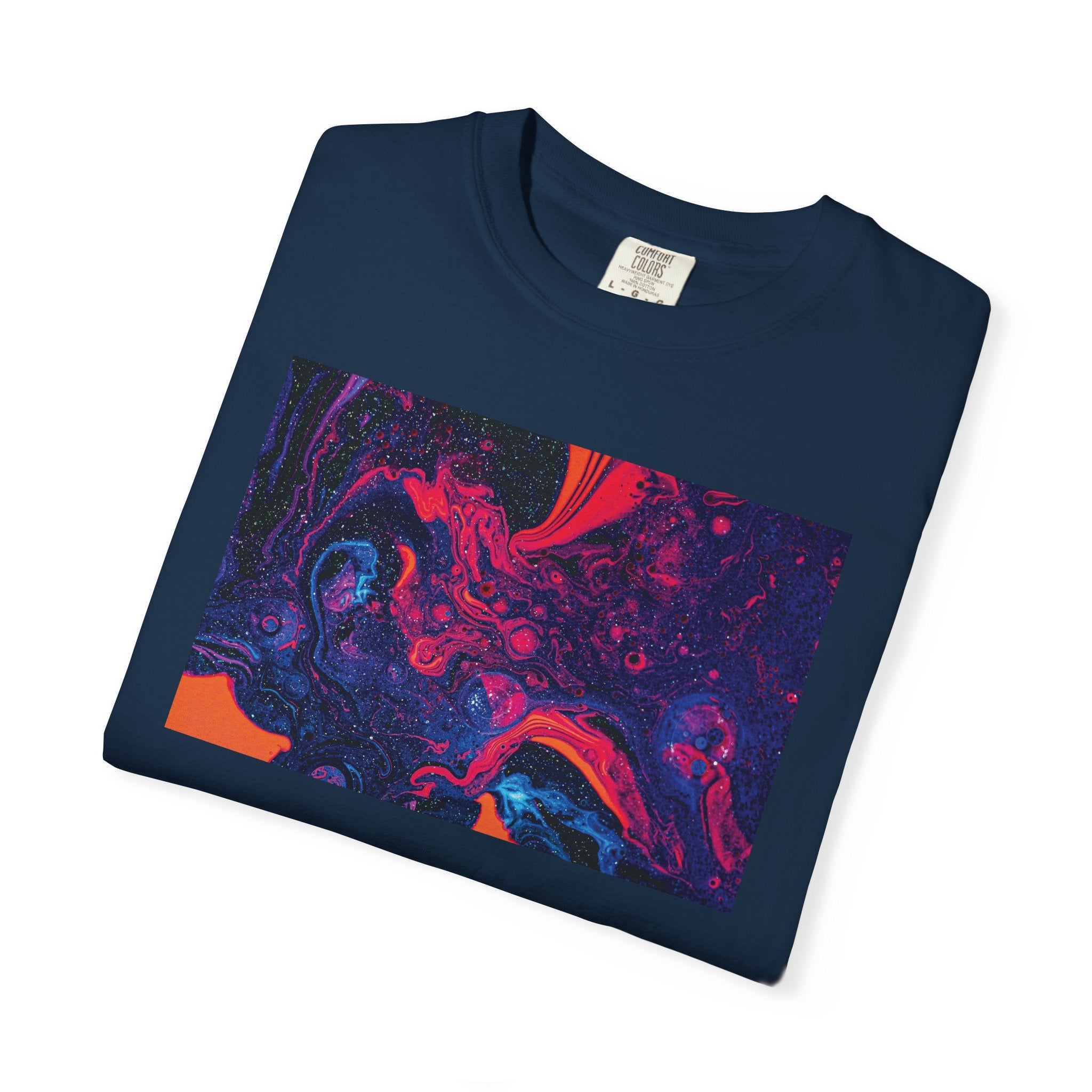 Neon Space Graphic T-Shirt