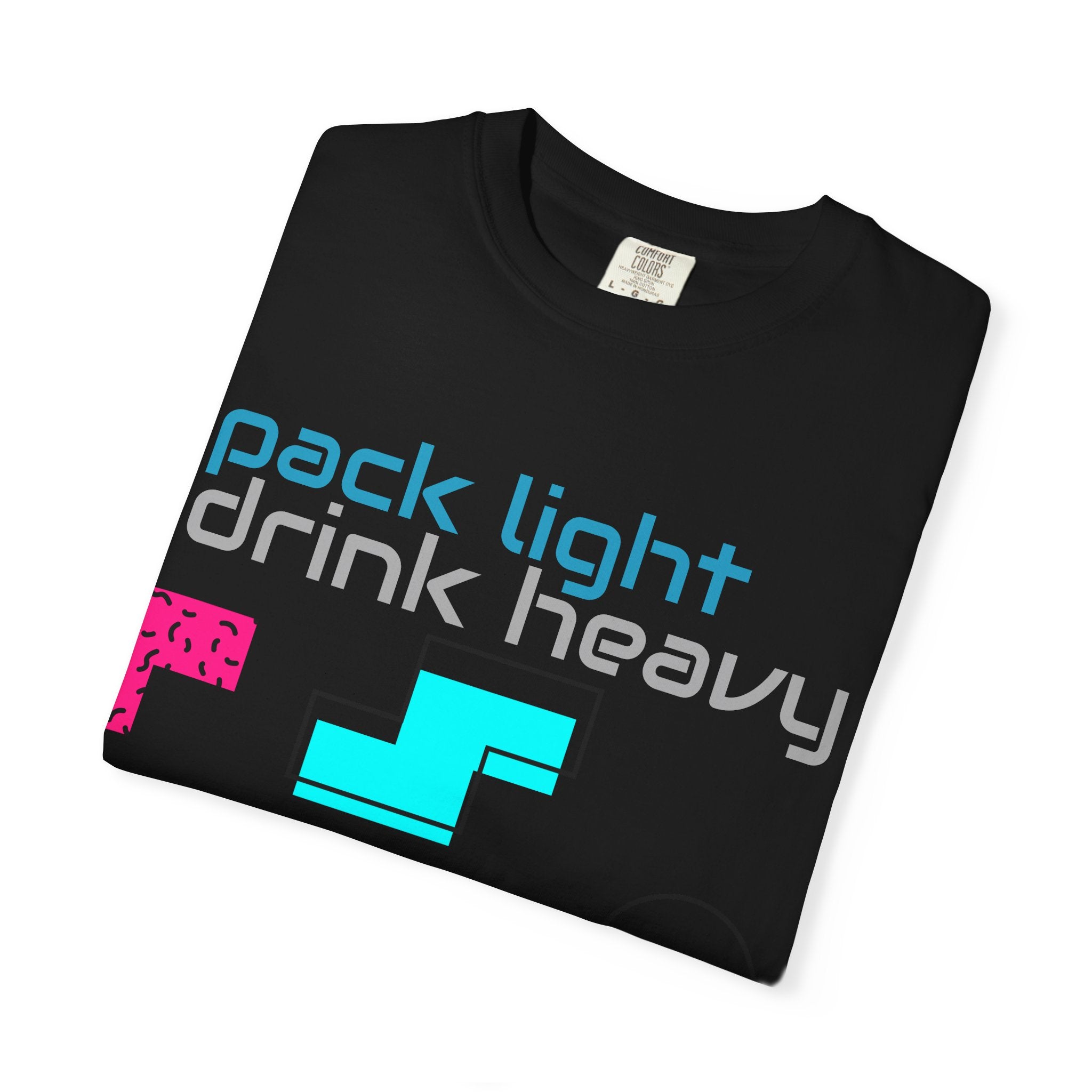 Pack Light Drink Heavy Retro T-Shirt