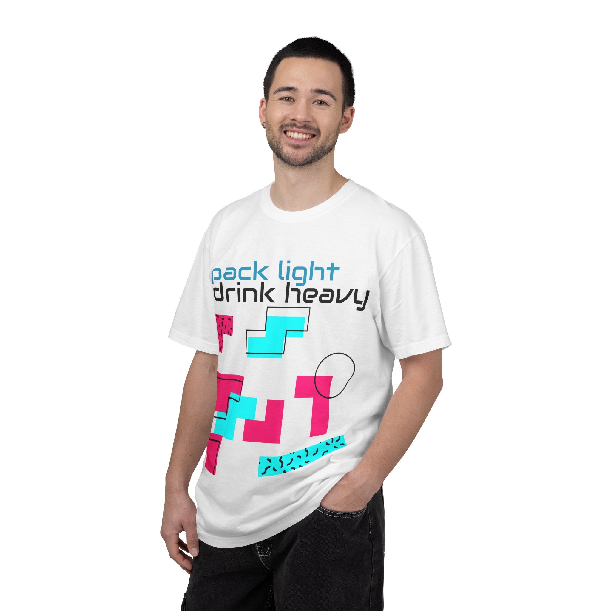 Pack Light Drink Heavy Retro T-Shirt