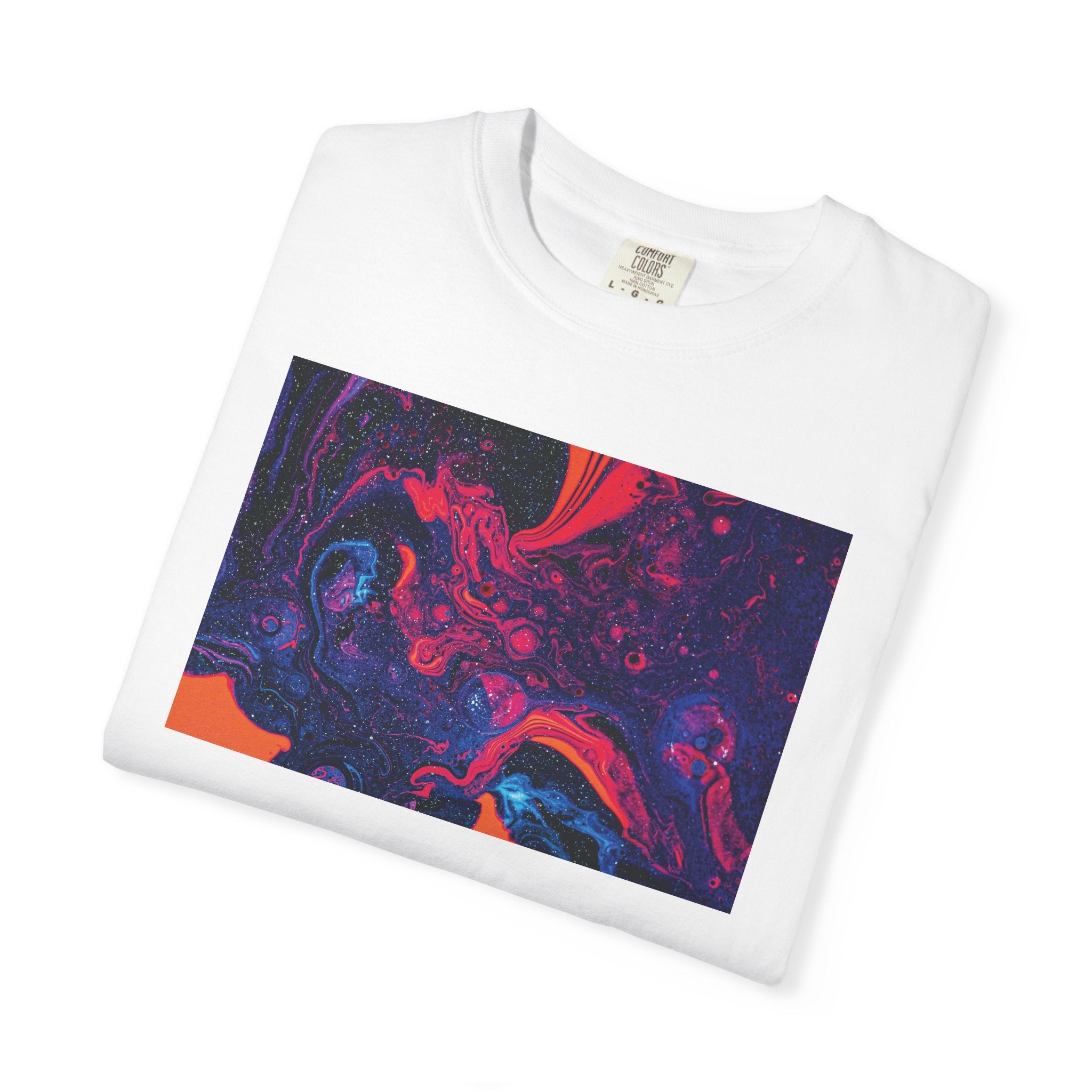 Neon Space Graphic T-Shirt